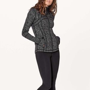 lululemon black white define jacket woven luon